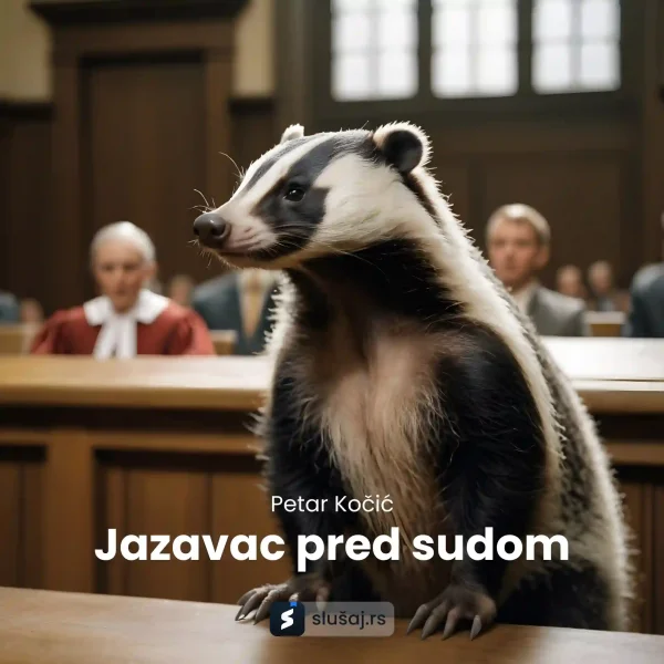 Jazavac pred sudom audio knjiga